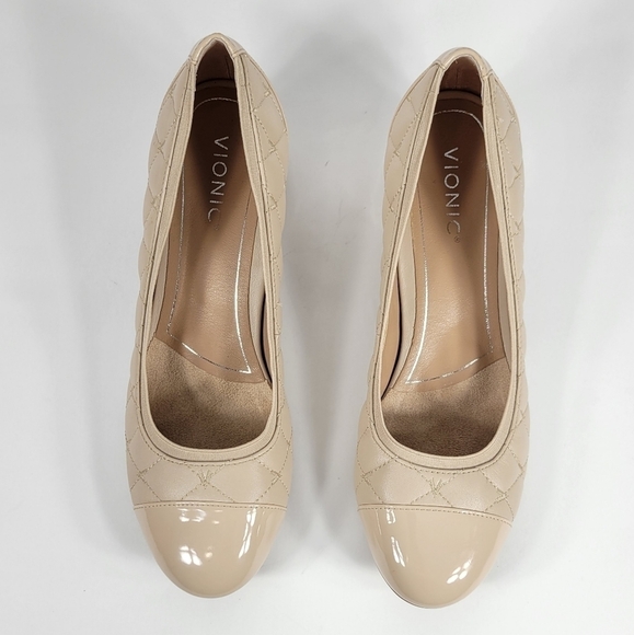 Vionic Ruby Quilted Block Heels #483 Size 10 - Picture 5 of 11